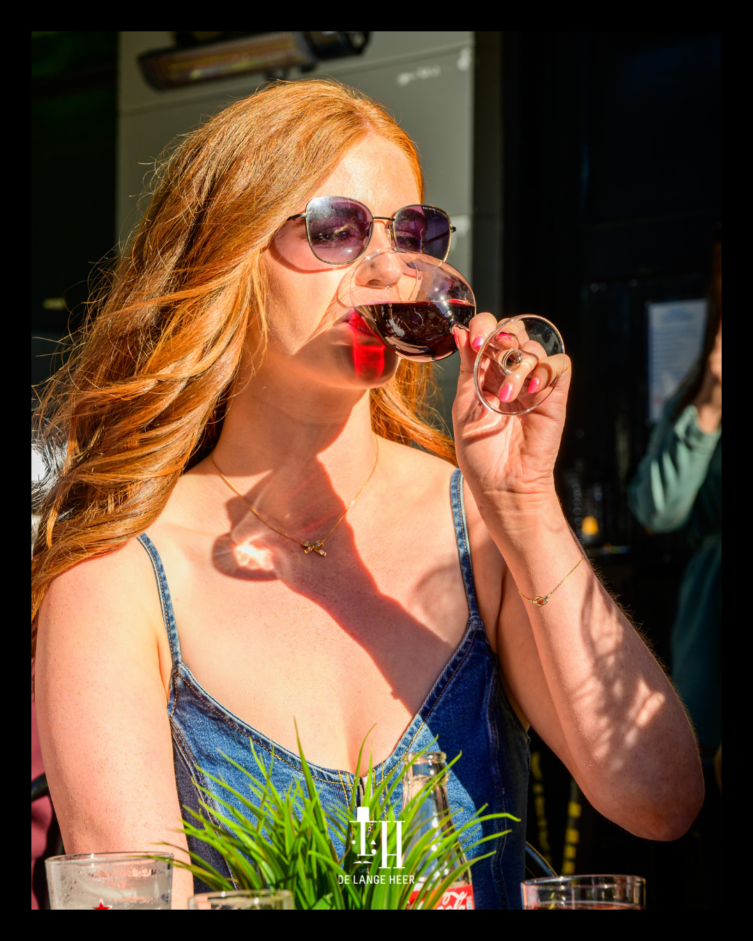 Terras in de zomer